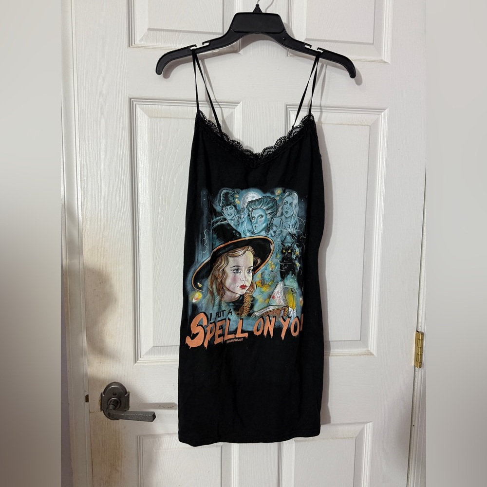 Eyecandy hocus pocus halloween tank lace dress